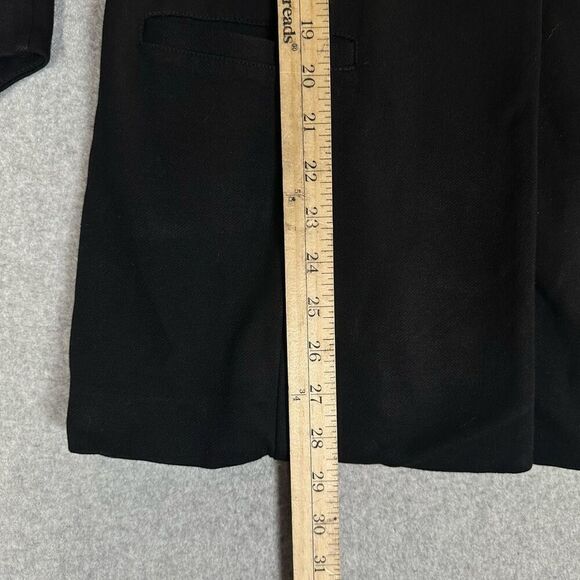 Cabi Womens Size 10 Button Front Blazer Patch Pockets Black Long Sleeves - Picture 4 of 7